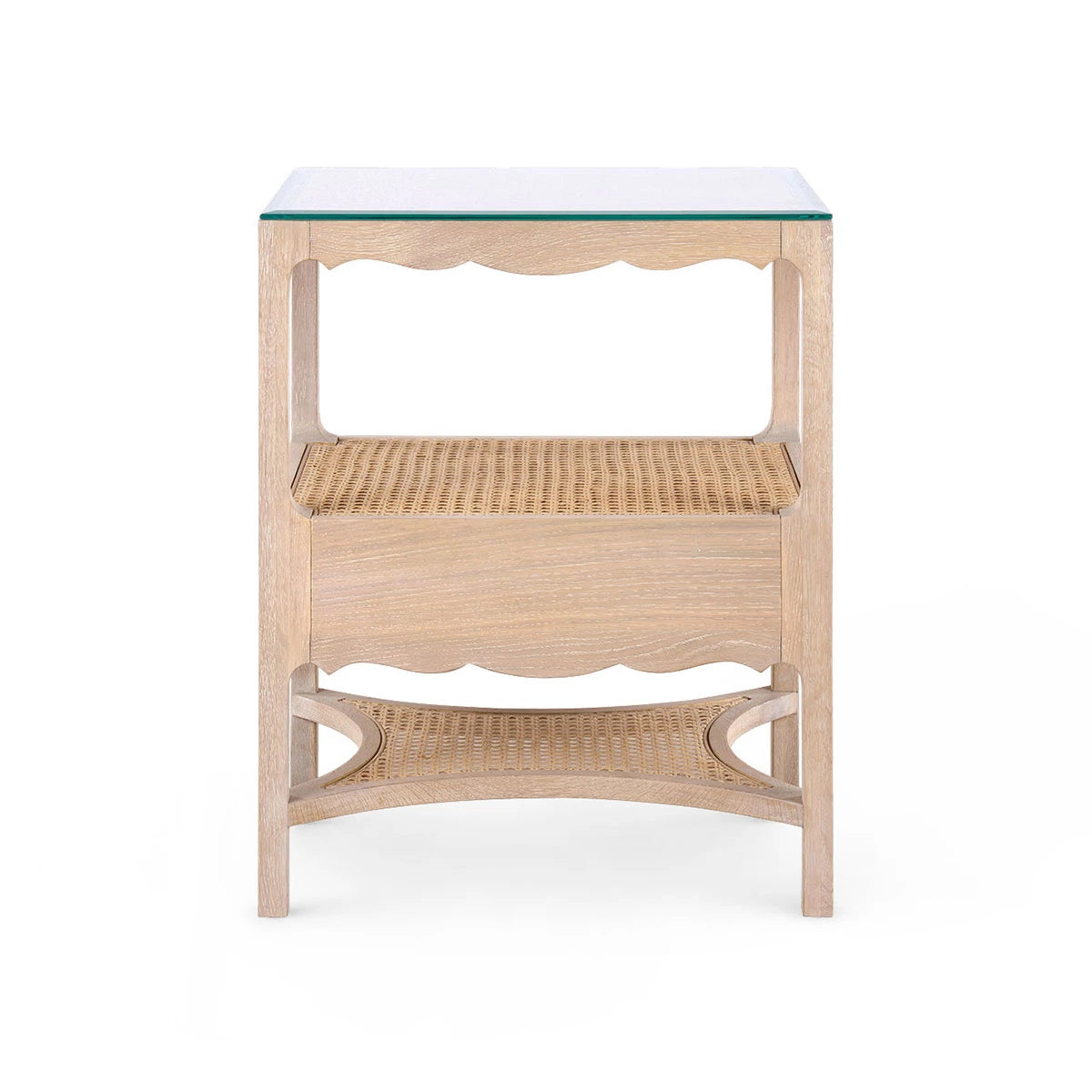 Arianna 1-Drawer Side Table, Sand