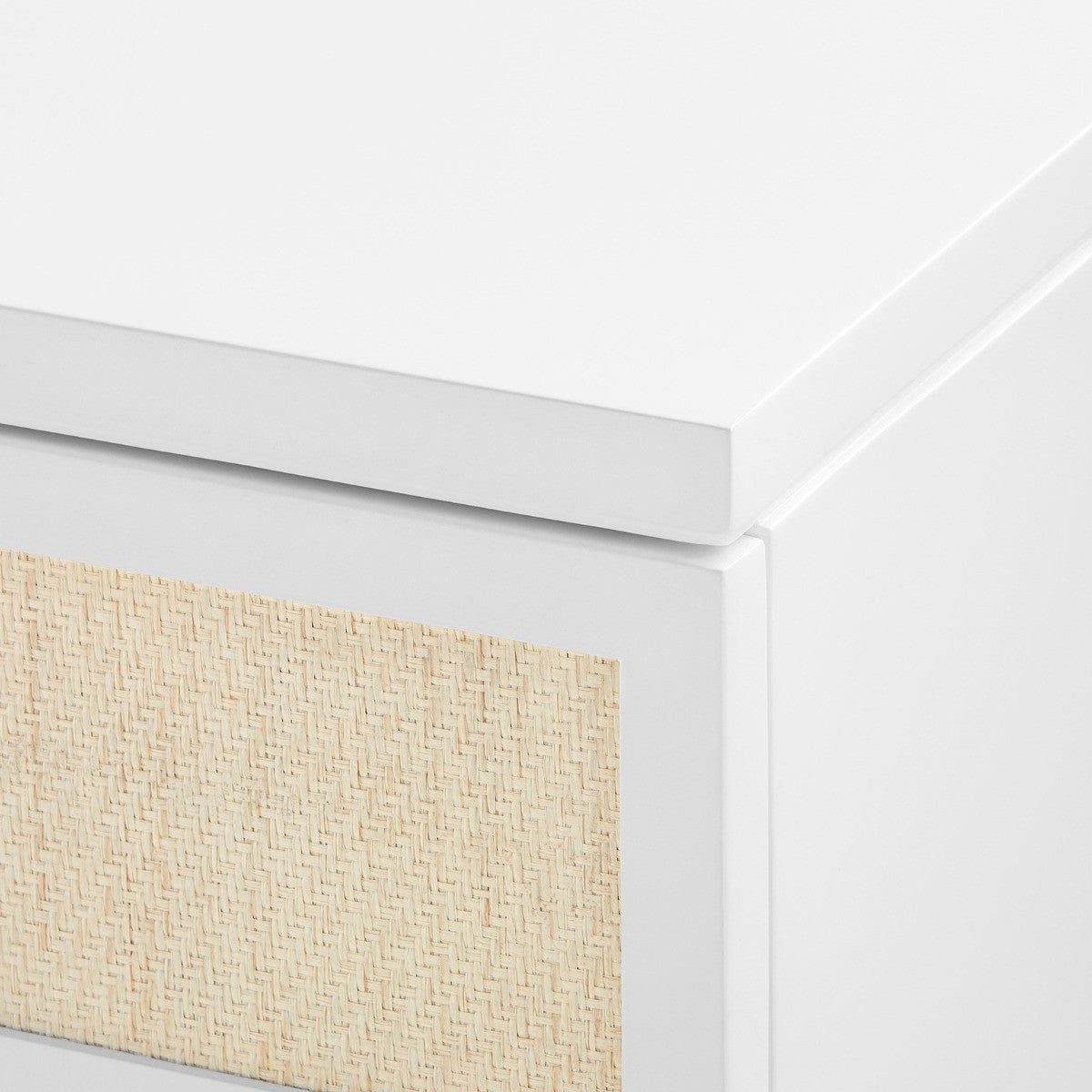 Astor 3-Drawer Side Table, Vanilla
