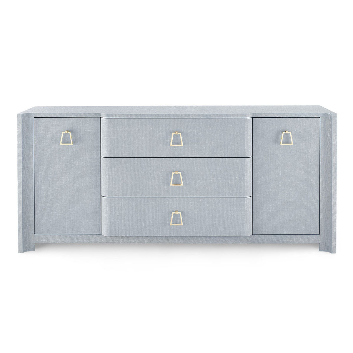 Audrey 3-Drawer & 2-Door Cabinet, Washed Winter Gray