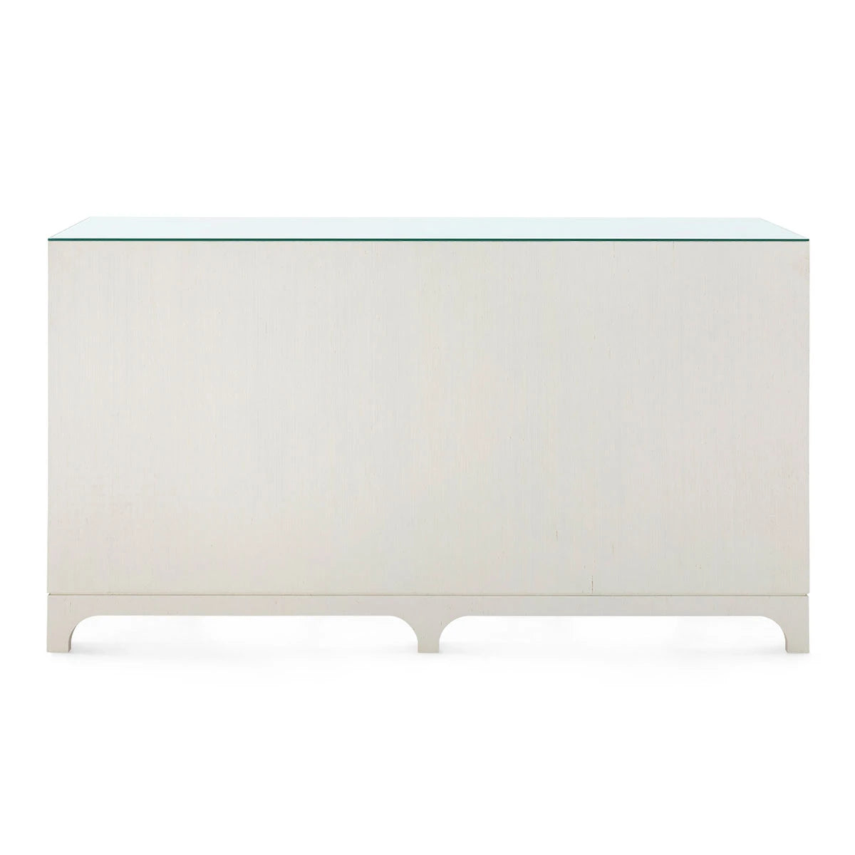 Barrett Extra Large 8-Drawer with Glass Top, Sand White