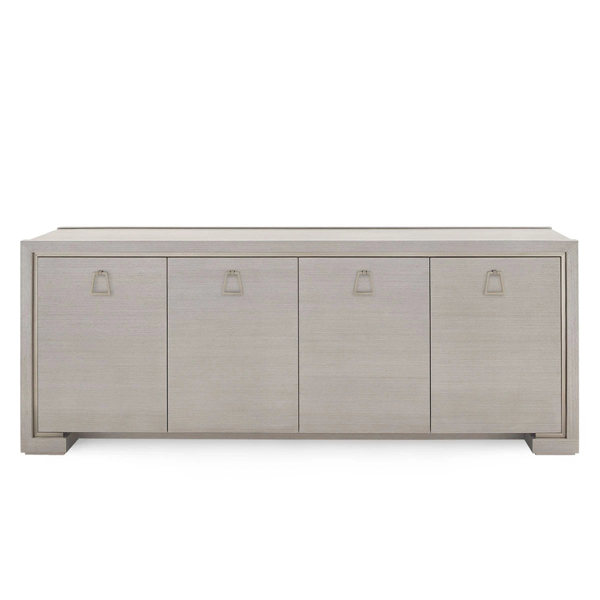 Blake 4-Door Cabinet, Taupe Gray