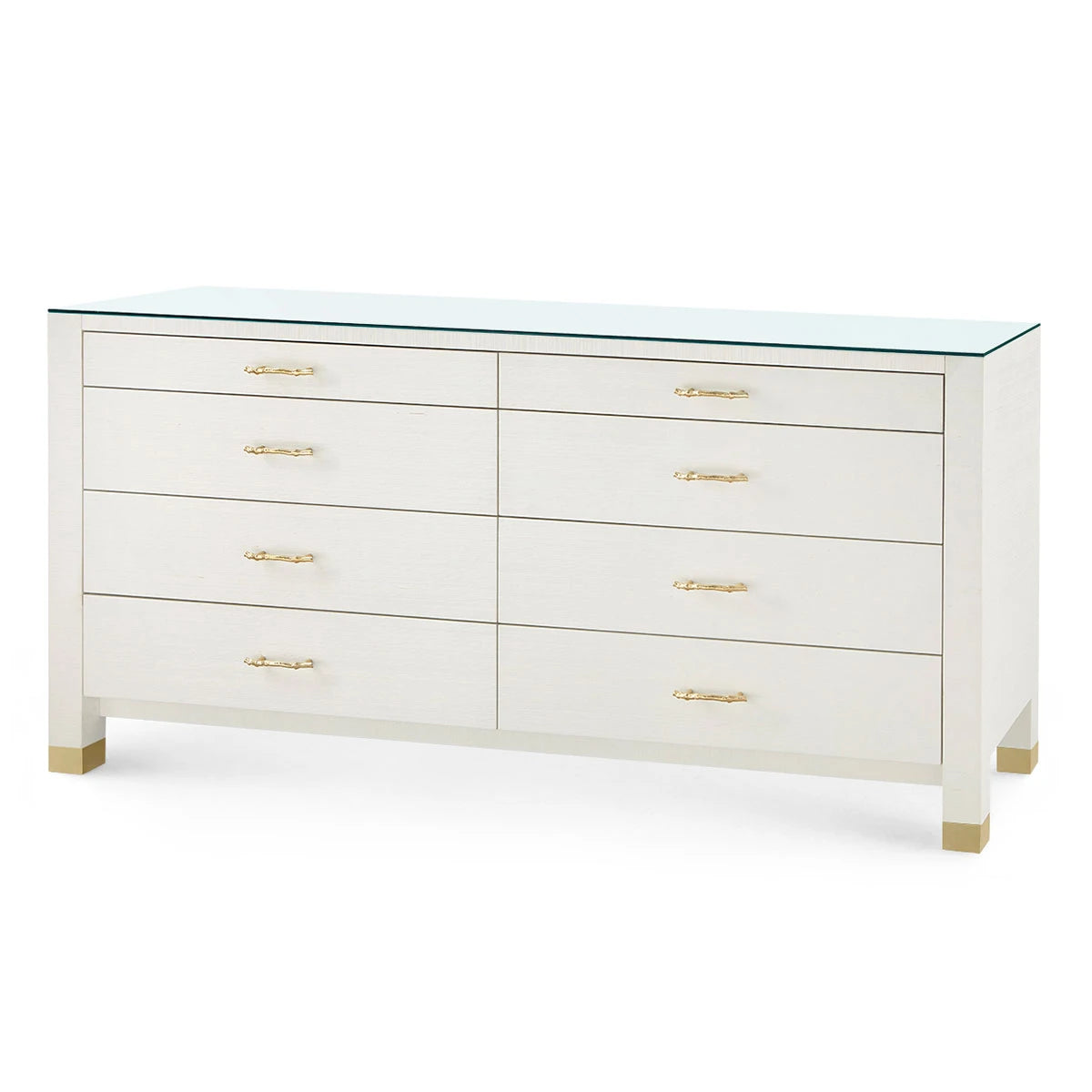 Camden Extra Large 8-Drawer with Glass Top, Sand White Camden Extra Large 8-Drawer with Glass Top, Sand White Camden Extra Large 8-Drawer with Glass Top, Sand White Camden Extra Large 8-Drawer with Glass Top, Sand White