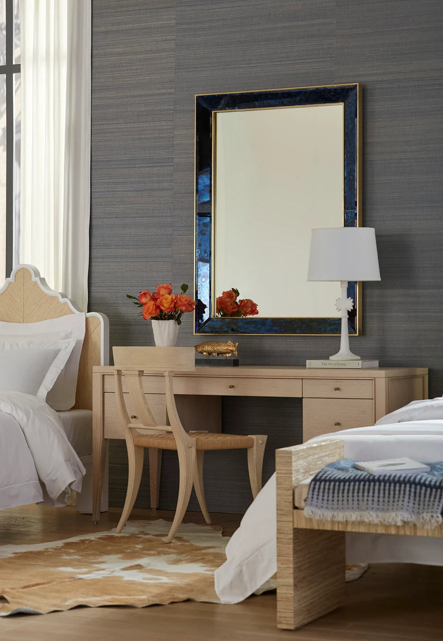 Etienne Large Mirror, Antique Midnight Blue