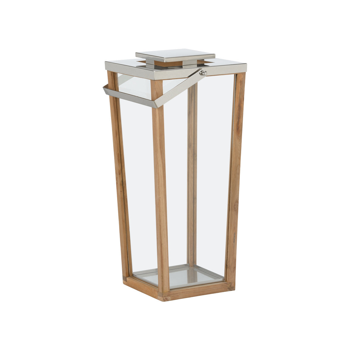 Lanai Teak and Glass Hurricane - LG