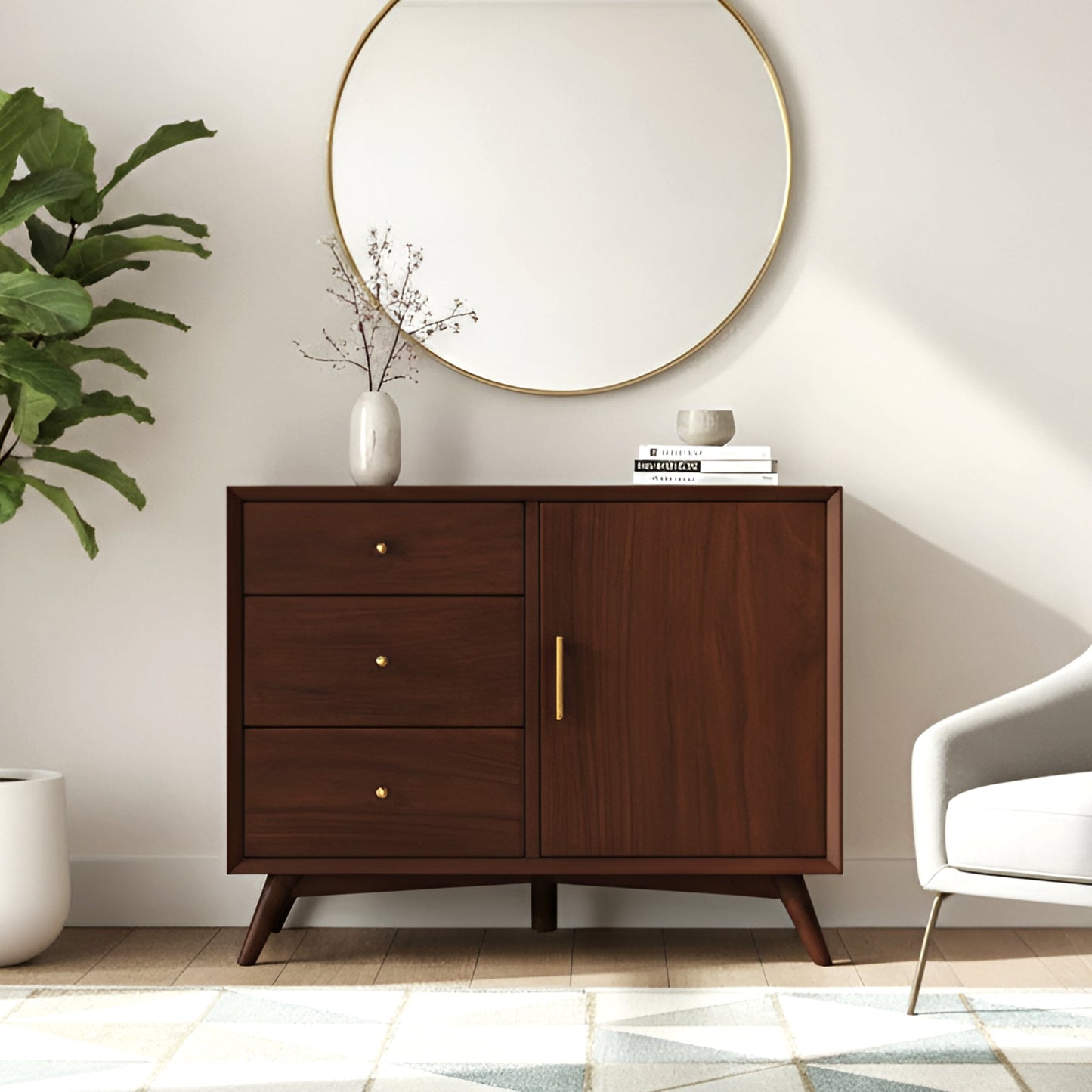 Flynn Accent Cabinet, Walnut