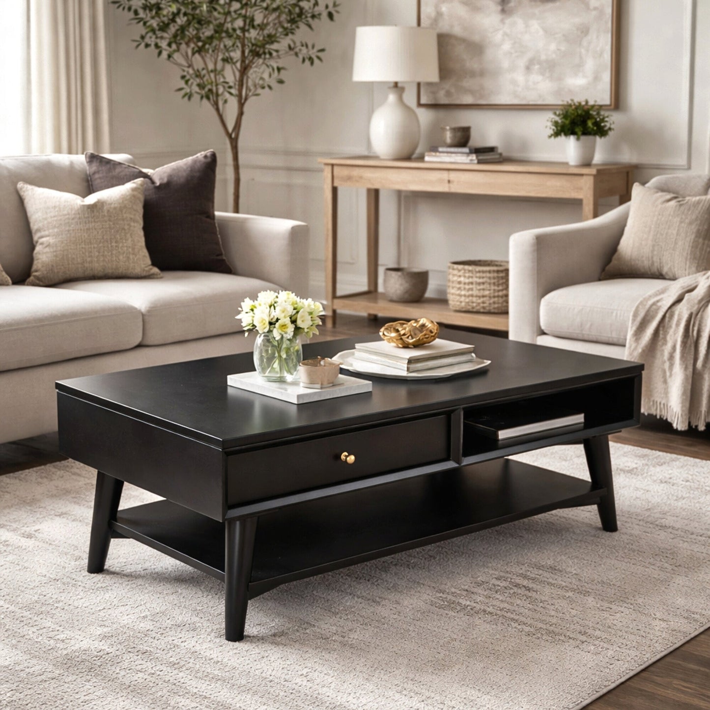 Flynn Coffee Table, Black