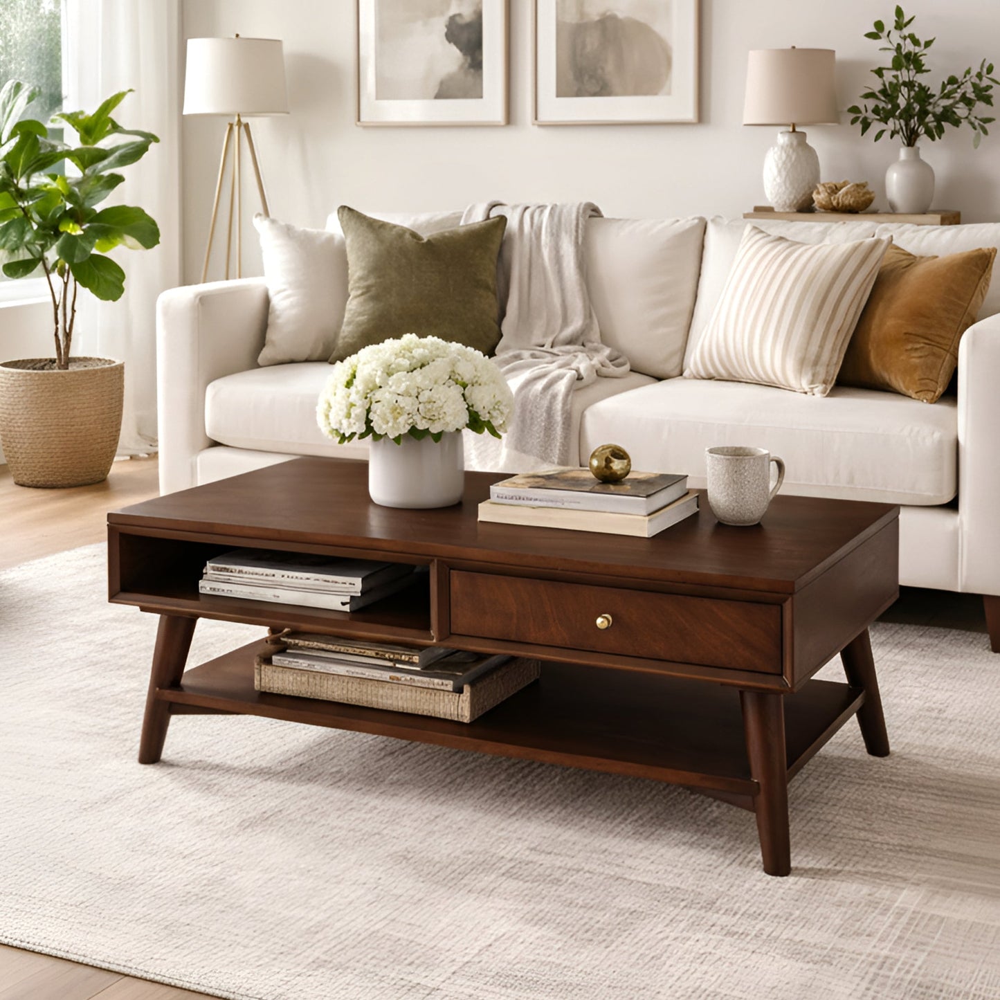 Flynn Coffee Table, Walnut