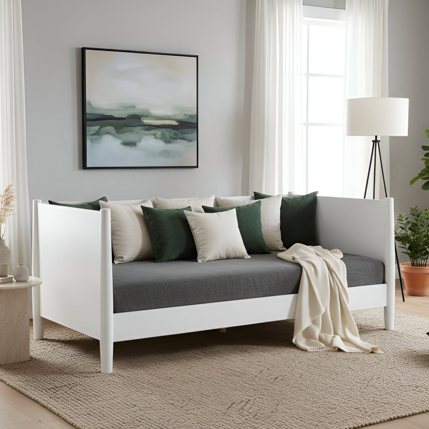 Flynn Day Bed, White