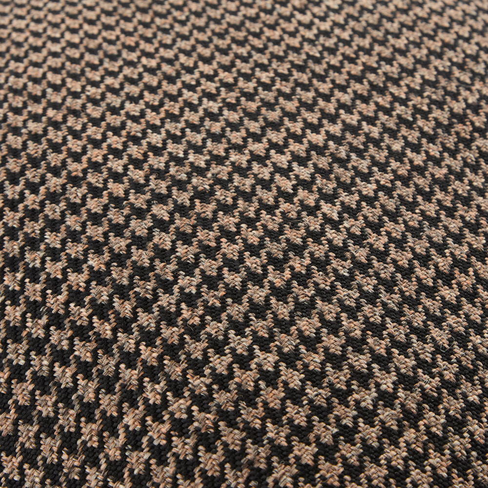 Harbour Pillow- Brown Houndstooth