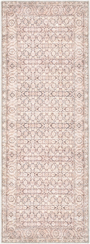 Sylvia Machine Woven Rug- Dusty Pink