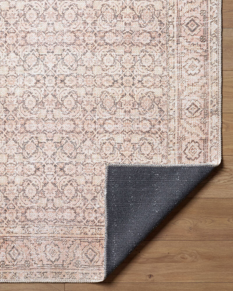 Sylvia Machine Woven Rug- Dusty Pink