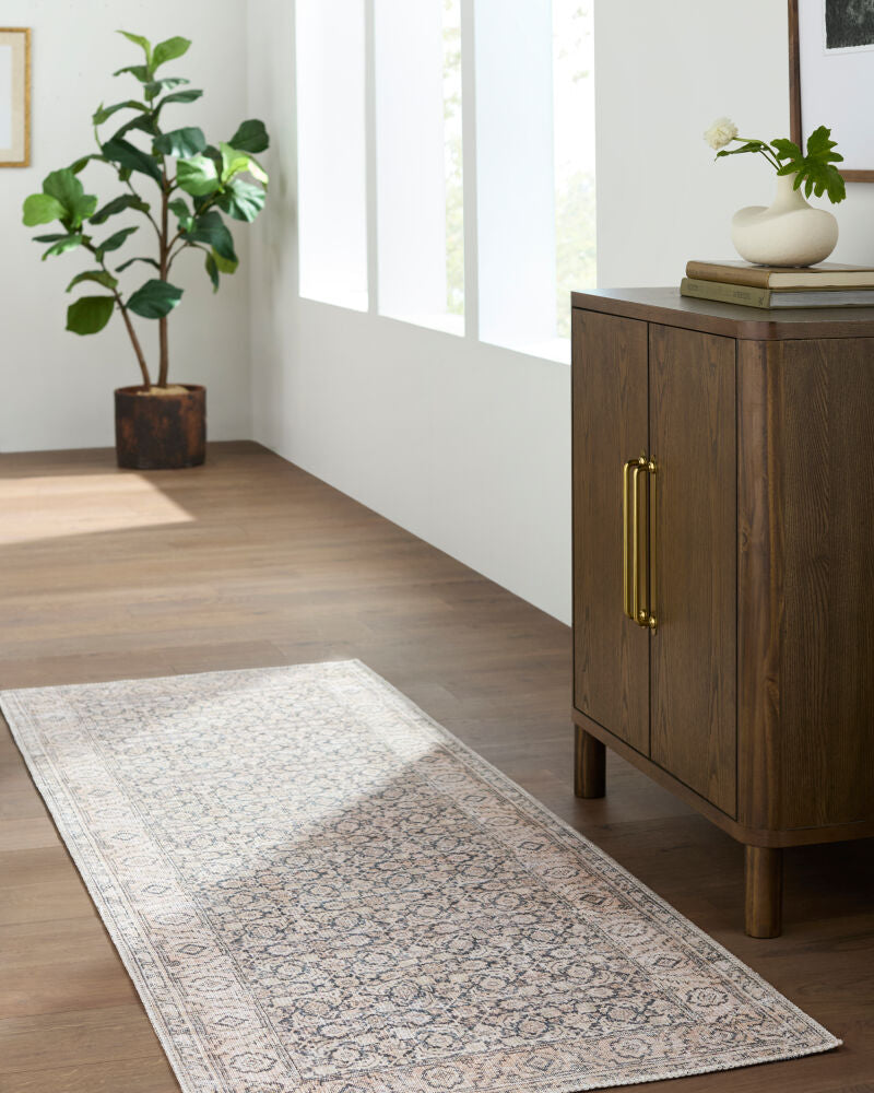 Sylvia Machine Woven Rug- Beige
