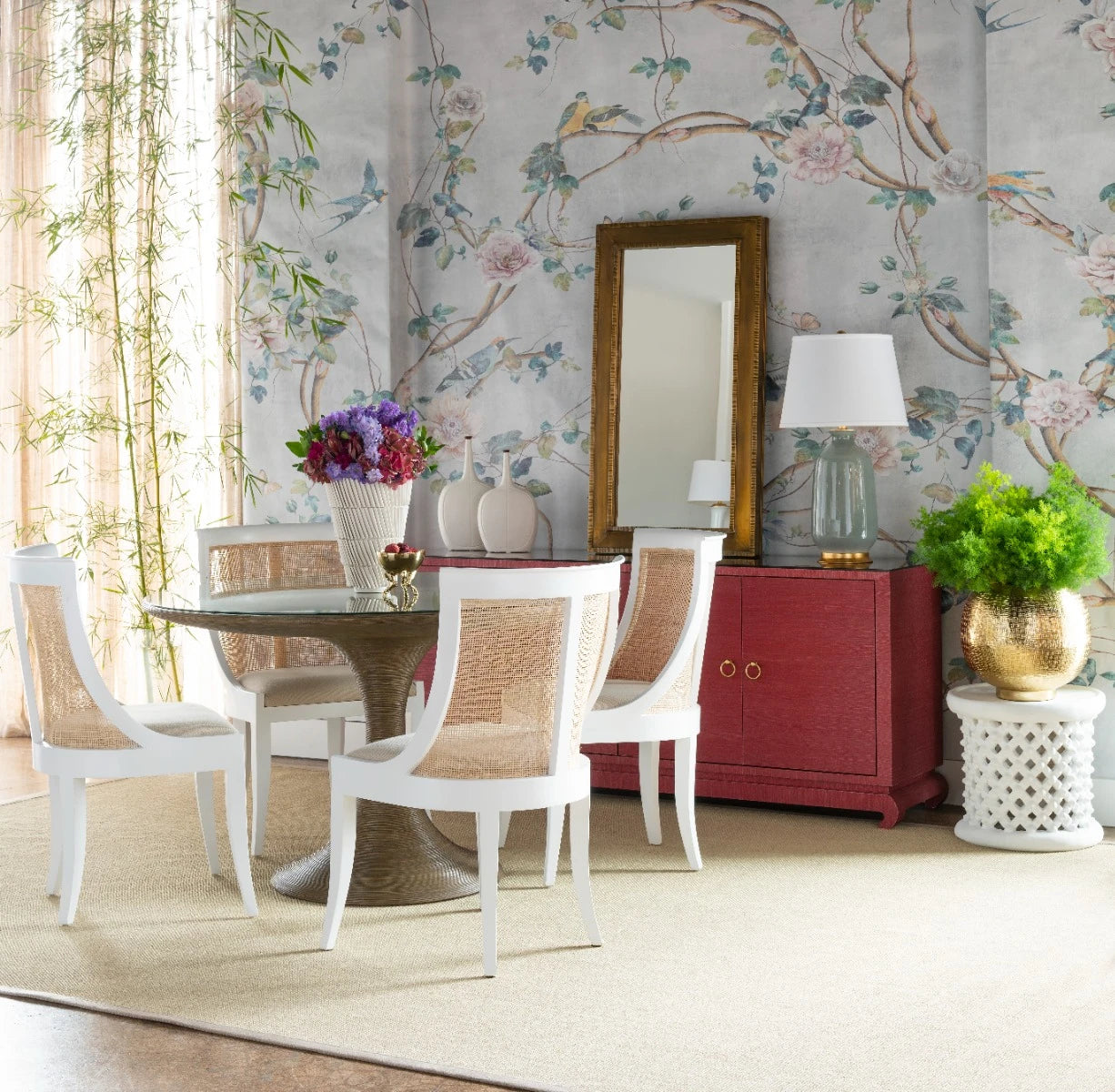 Monaco Armchair, Eggshell White