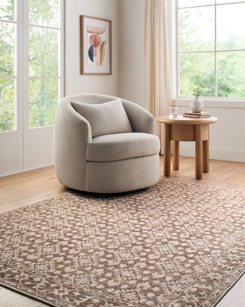 Aram Rug- Dark Brown