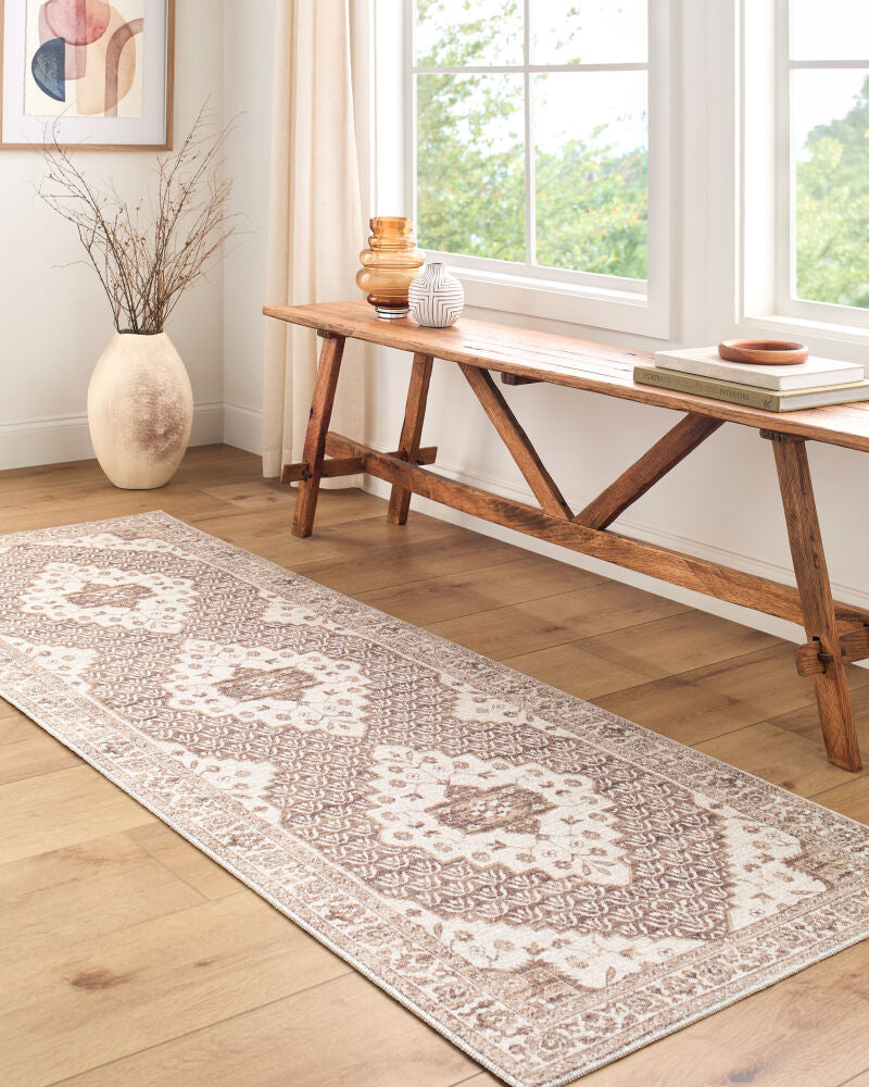 Athiyo Rug- Dark Brown