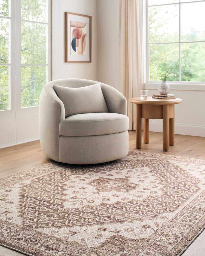 Athiyo Rug- Dark Brown