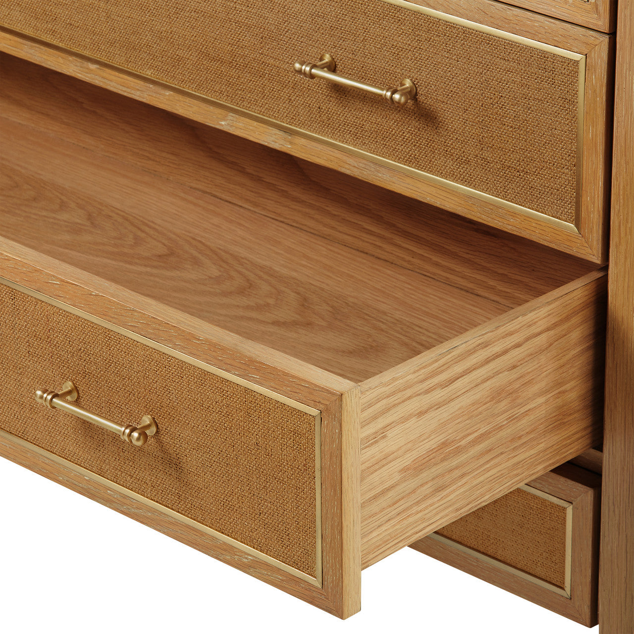 Paulina 12-Drawer, Natural and Camel