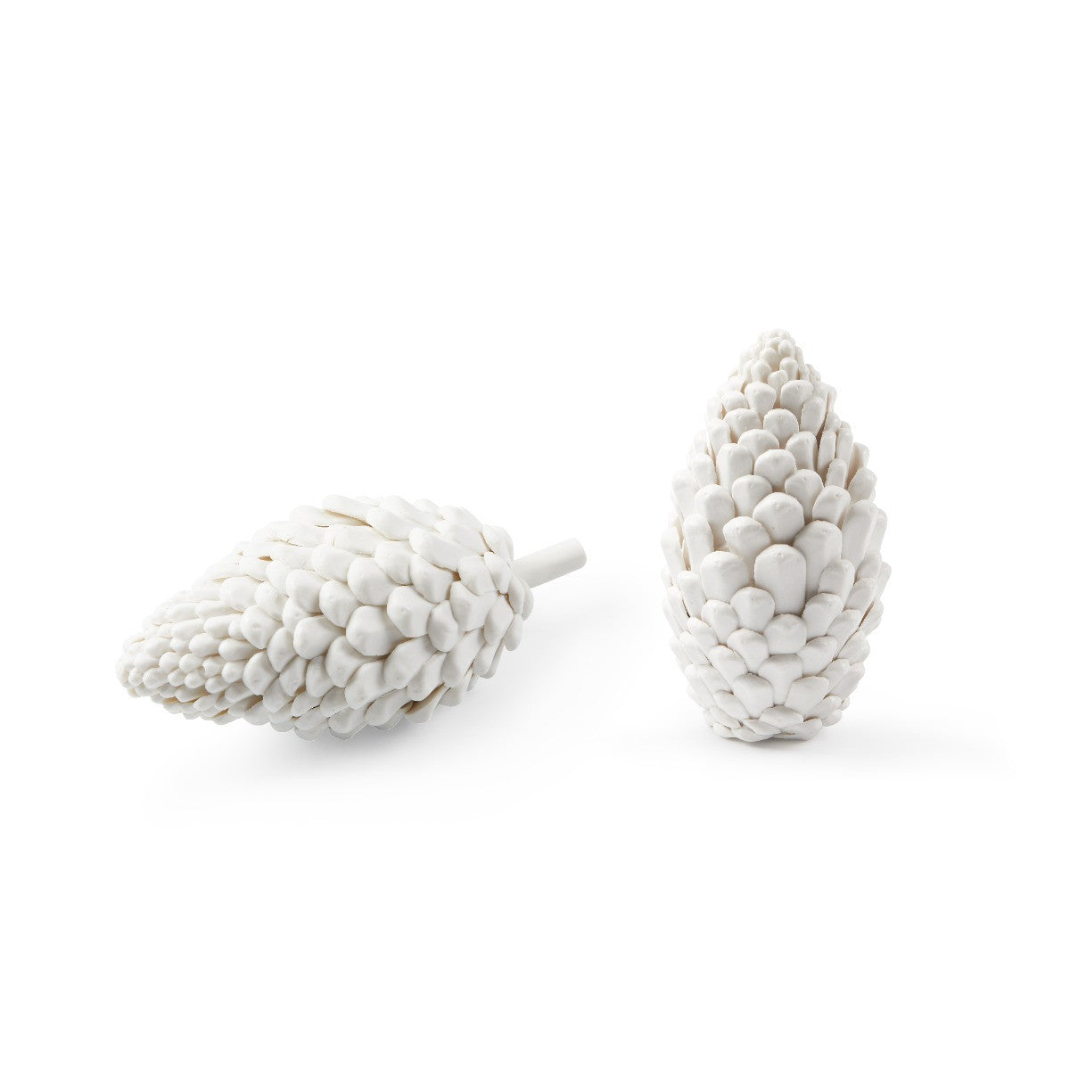 Standing Pine Cone, Blanc de Chine