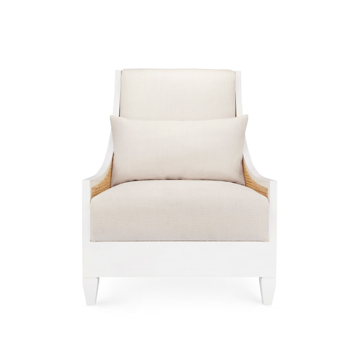 Raleigh Club Chair, Eggshell White