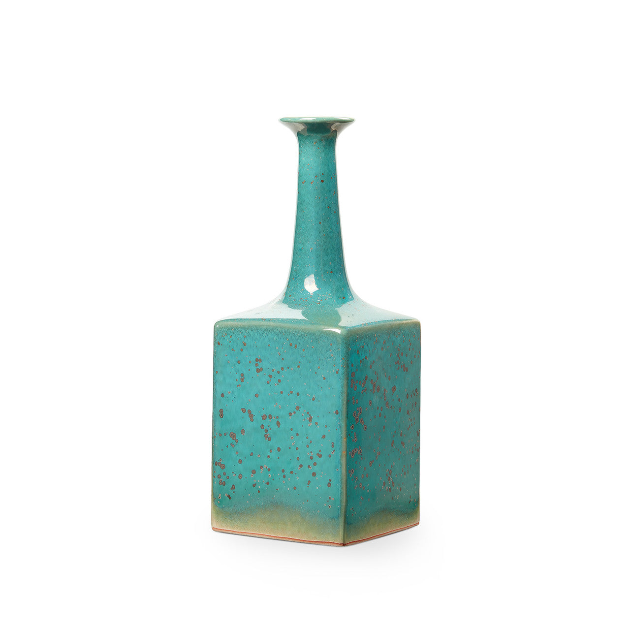 Sandor Large Vase, Mottled Turquoise