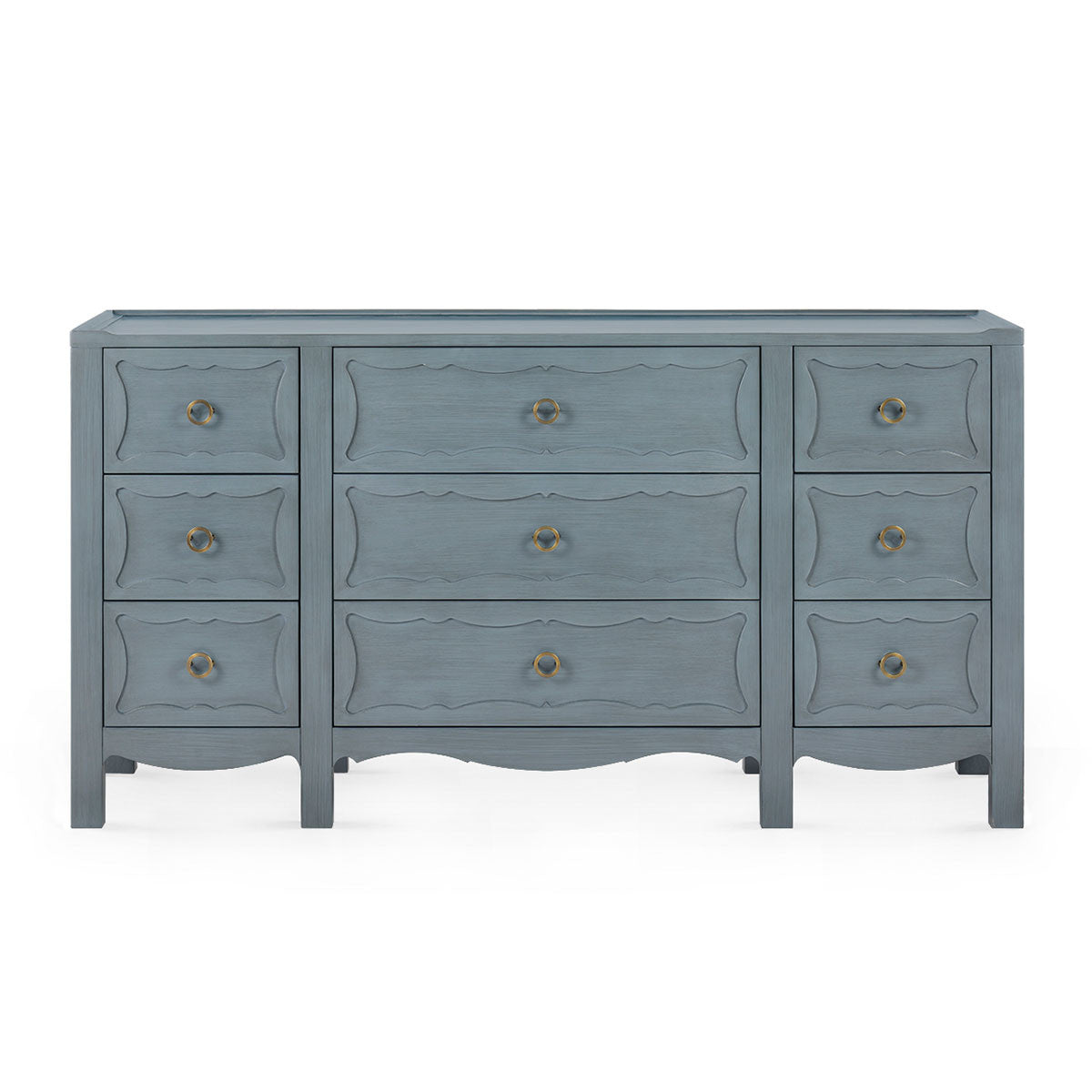 Sara Extra Large 9-Drawer Cabinet, Foggy Horizon