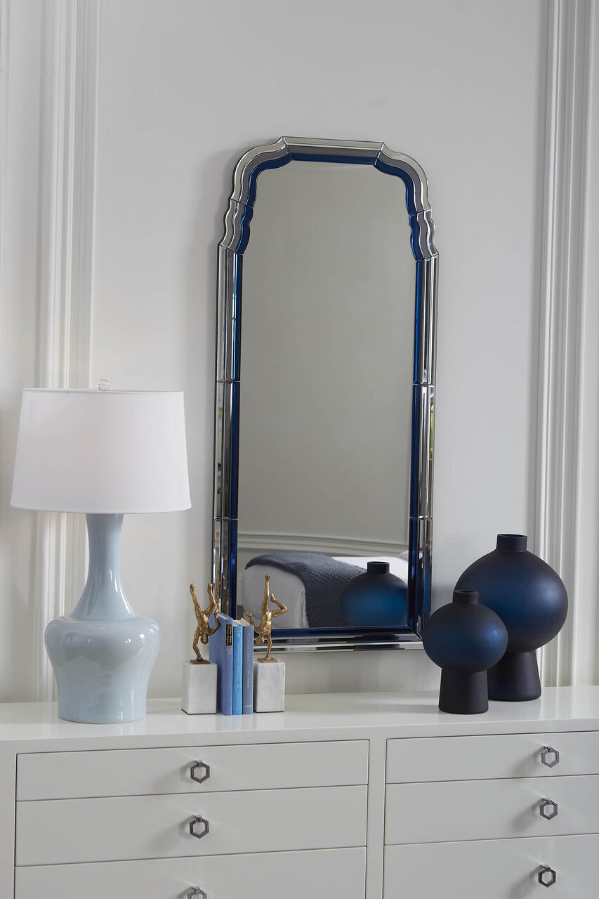 Sharri Small Vase, Prussian Blue