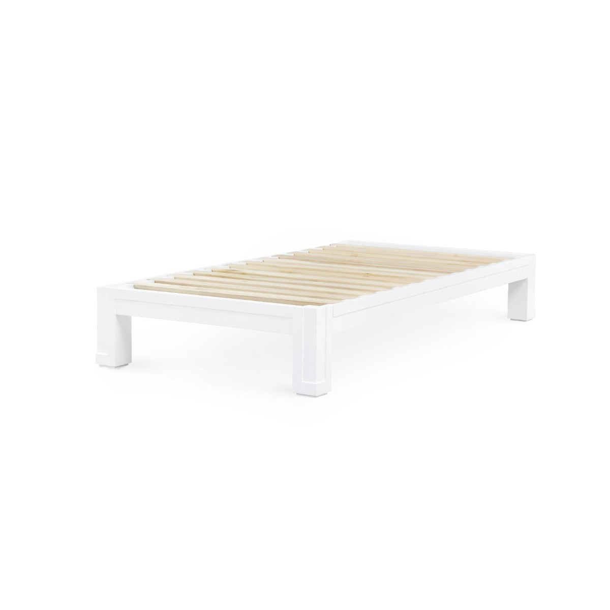 Victoria Twin Headboard With Ryder Bed Frame, Natural Twill, Vanilla