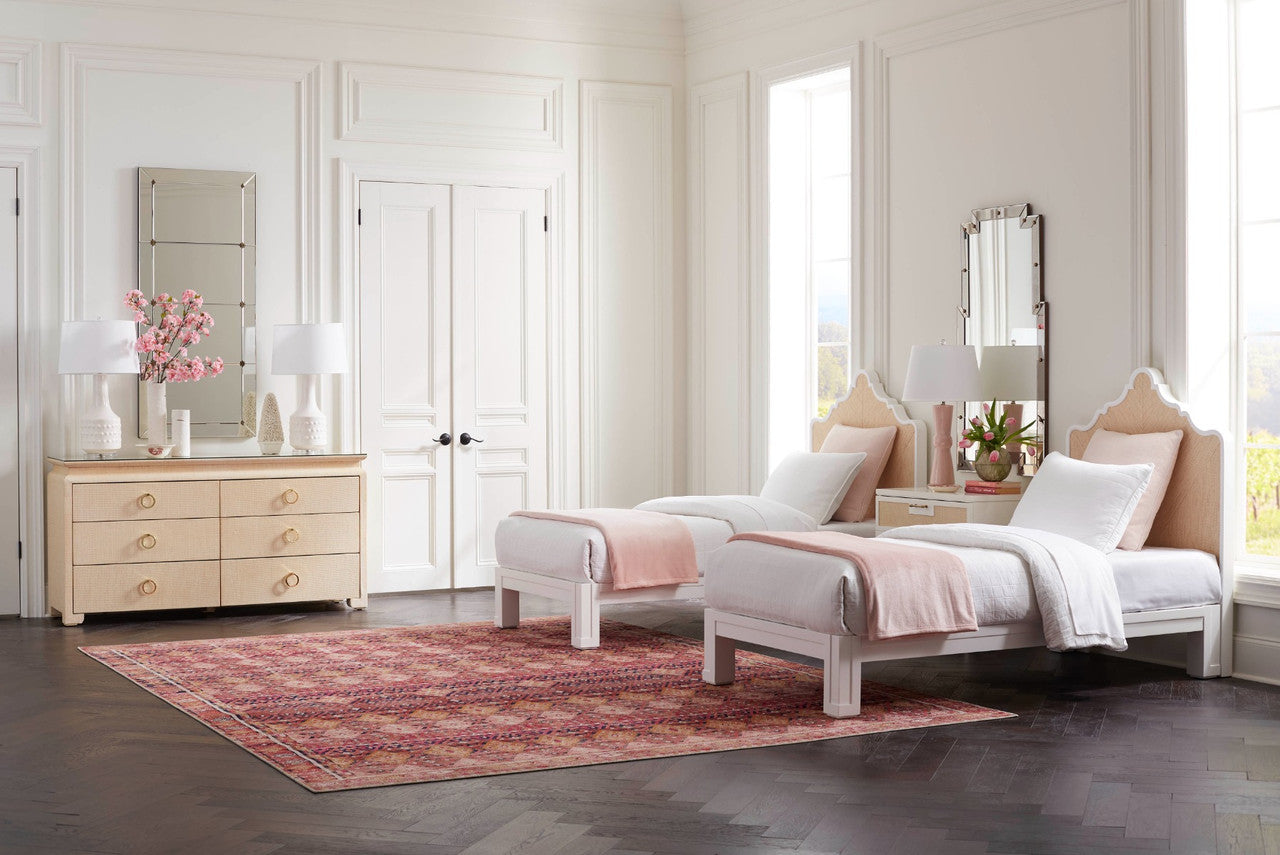 Victoria Twin Headboard, Natural Twill