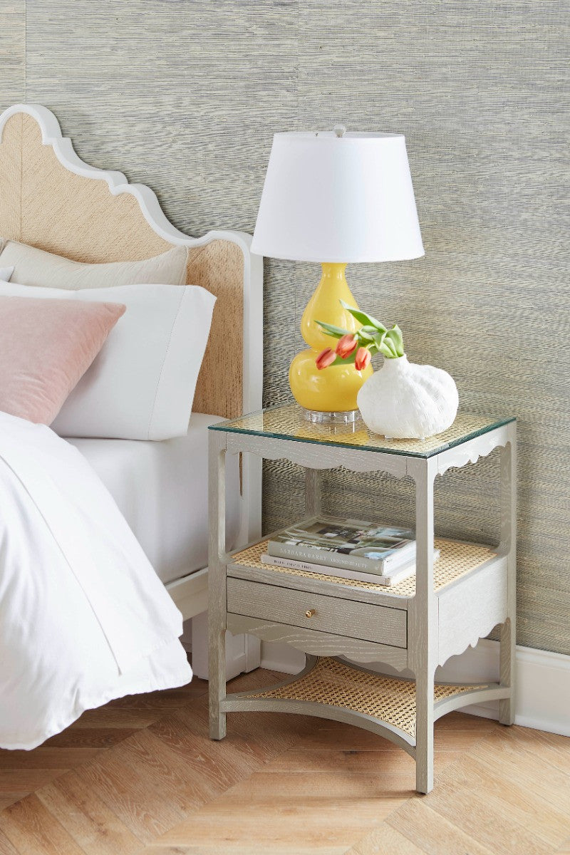Victoria Queen Headboard, Natural Twill
