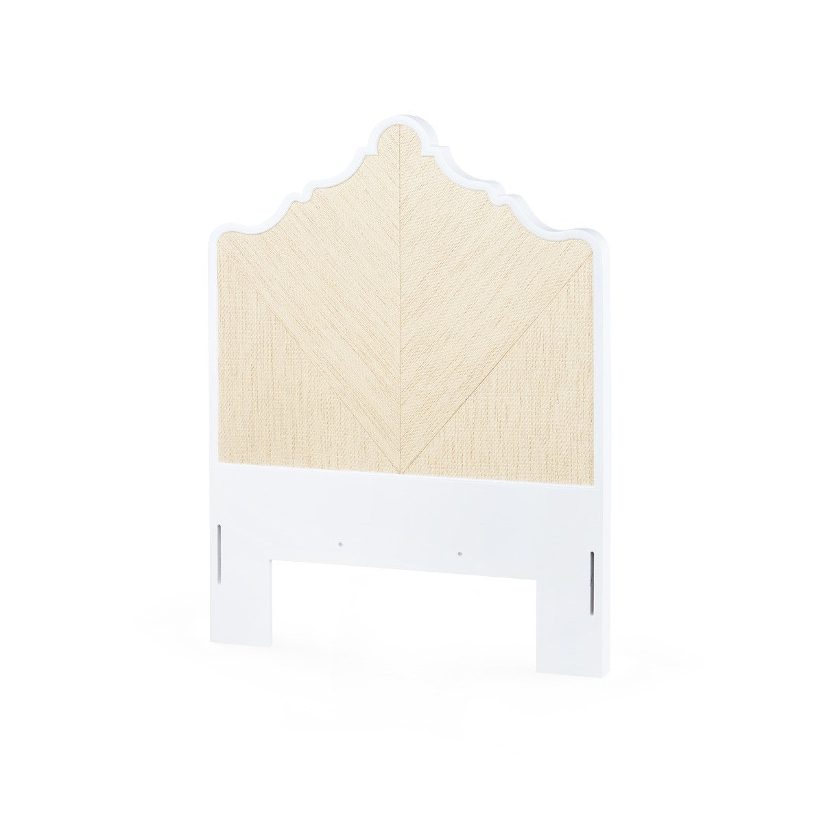 Victoria King Headboard With Ryder Bed Frame, Natural Twill, Vanilla