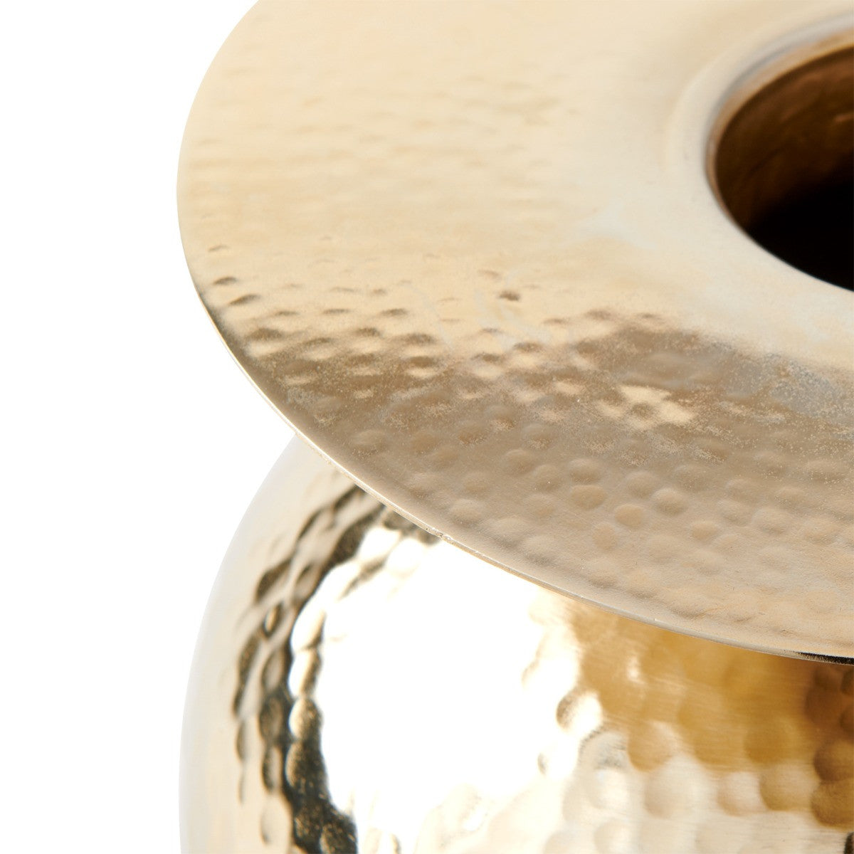 Vitale Medium Vase, Brass